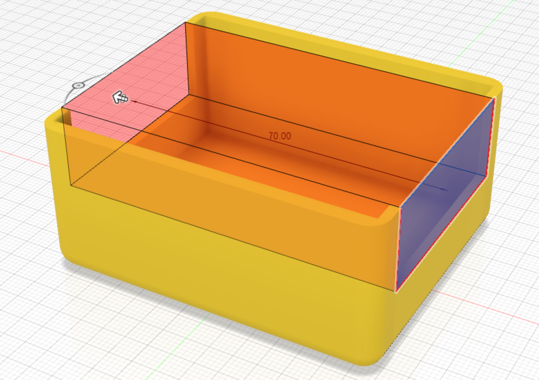 Chassis Front to back cut Cad Drawing