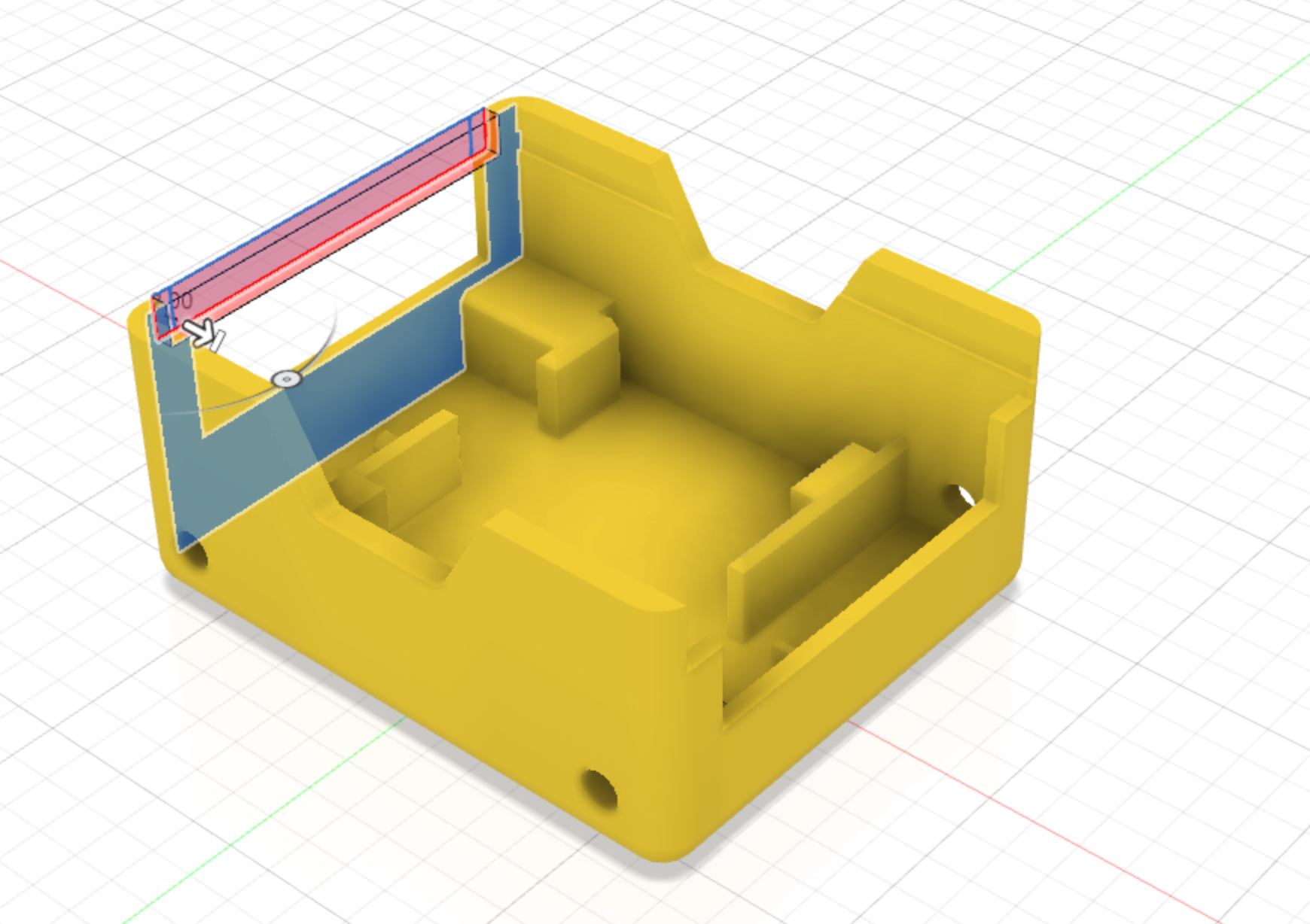 Chassis Front cut Cad Drawing