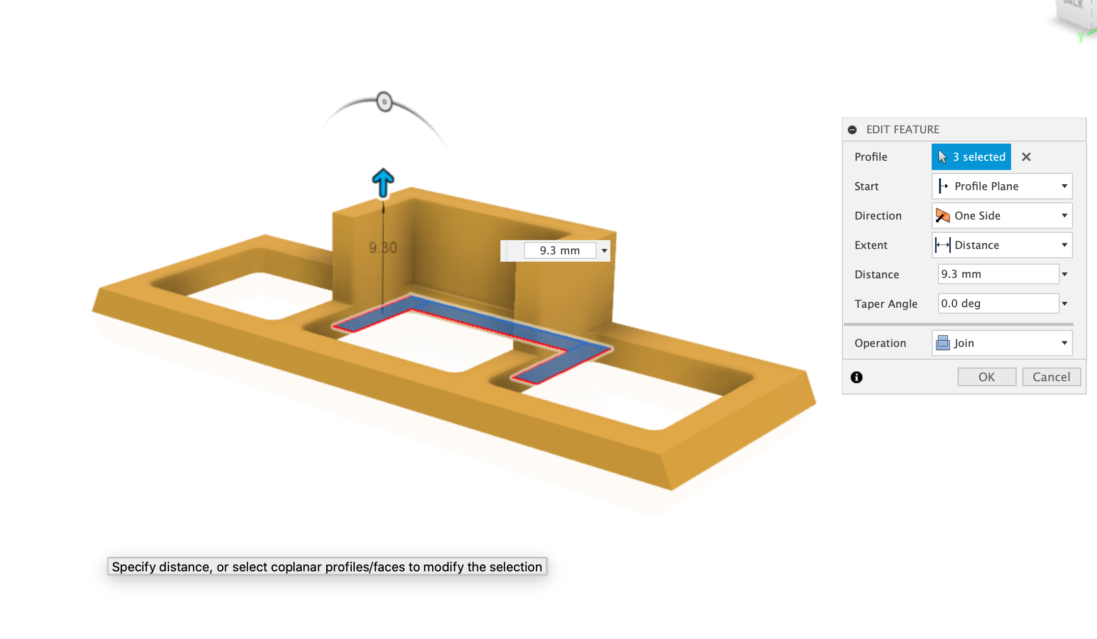 Extrude Battery Holder